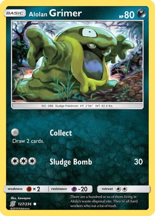 Alolan Grimer (UNM-127) (Reverse Holofoil)