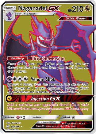 Naganadel GX (Full Art) (UNM-230) (Holofoil)