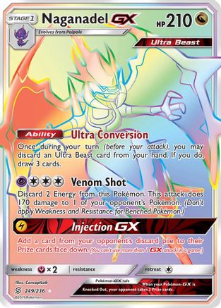 Naganadel GX (Secret) (UNM-249) (Holofoil)