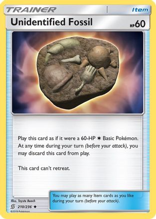 Unidentified Fossil (UNM-210) (Reverse Holofoil)