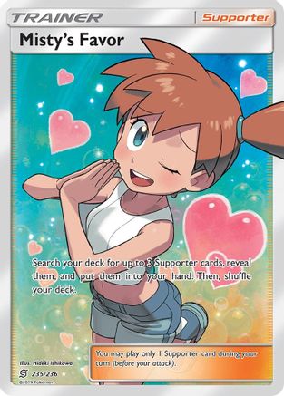 Misty's Favor (Full Art) (UNM-235) (Holofoil)