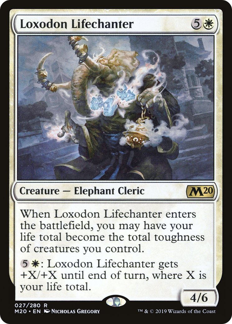 Loxodon Lifechanter (M20-027) (Foil)