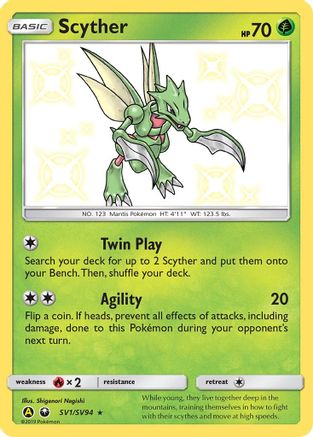 Scyther (HIF:SV-SV1) (Holofoil)