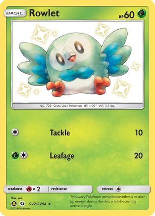 Rowlet (HIF:SV-SV2) (Holofoil)