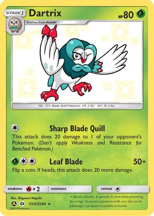 Dartrix (HIF:SV-SV3) (Holofoil)