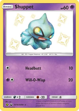 Shuppet (HIF:SV-SV16) (Holofoil)