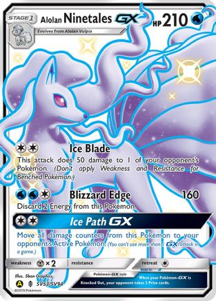 Alolan Ninetales GX (HIF:SV-SV53) (Holofoil)