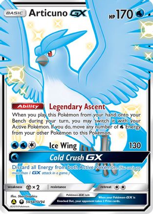 Articuno GX (HIF:SV-SV54) (Holofoil)