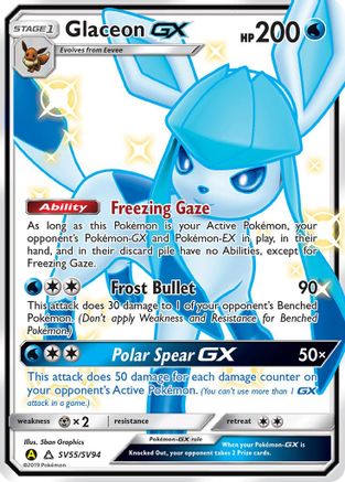 Glaceon GX (HIF:SV-SV55) (Holofoil)