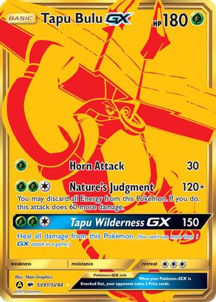 Tapu Bulu GX (HIF:SV-SV91) (Holofoil)