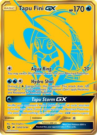 Tapu Fini GX (HIF:SV-SV92) (Holofoil)