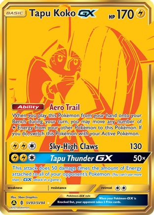 Tapu Koko GX (HIF:SV-SV93) (Holofoil)