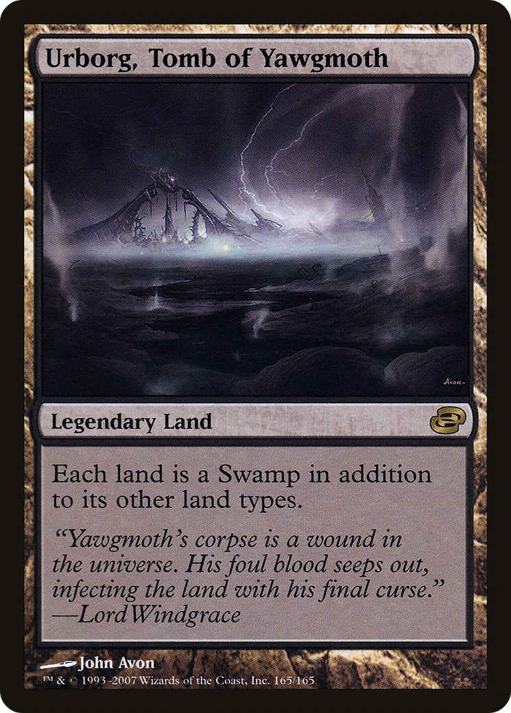 Urborg, Tomb of Yawgmoth (PLC-165) (Foil)