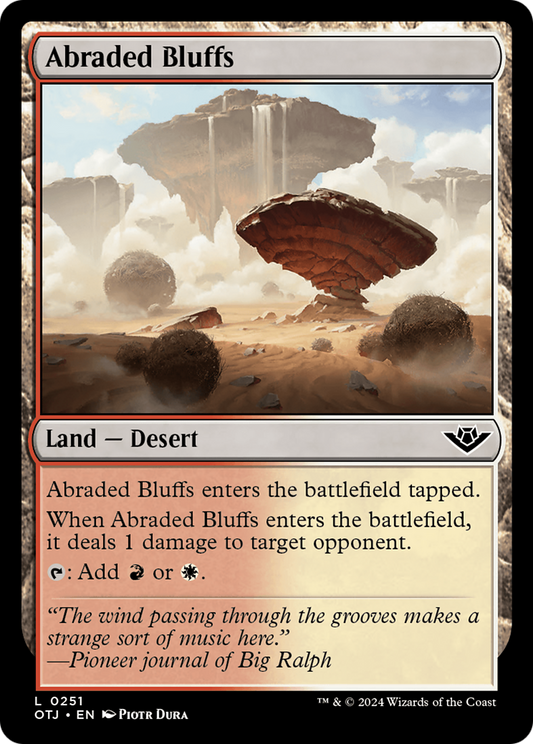 Abraded Bluffs (OTJ-251) (Foil)