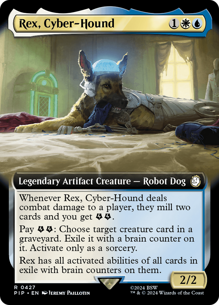 Rex, Cyber-Hound (PIP-427) (Extended Art) (Foil)