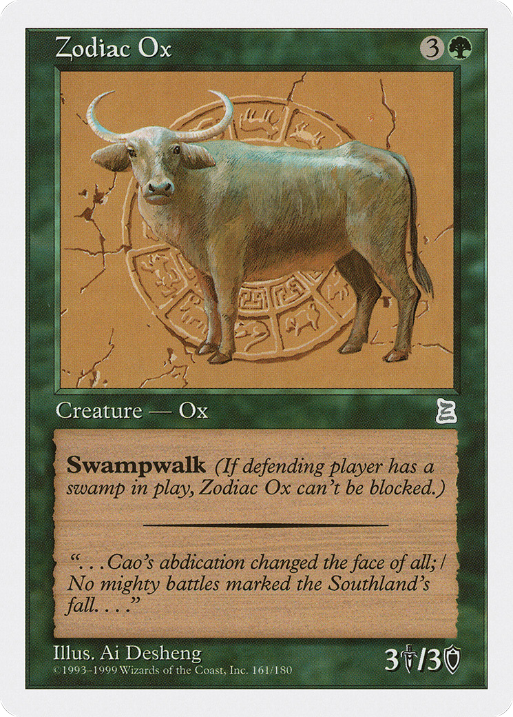 Zodiac Ox (PTK-161)