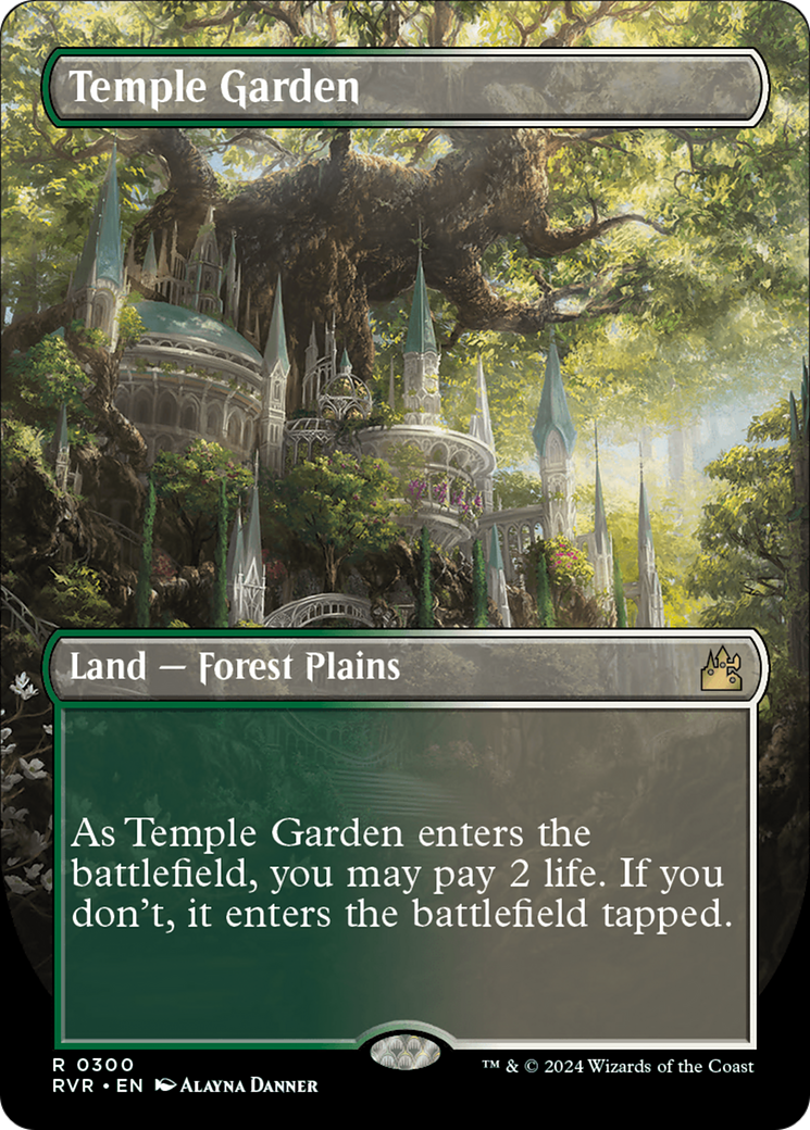 Temple Garden (RVR-300) (Borderless) (Foil)