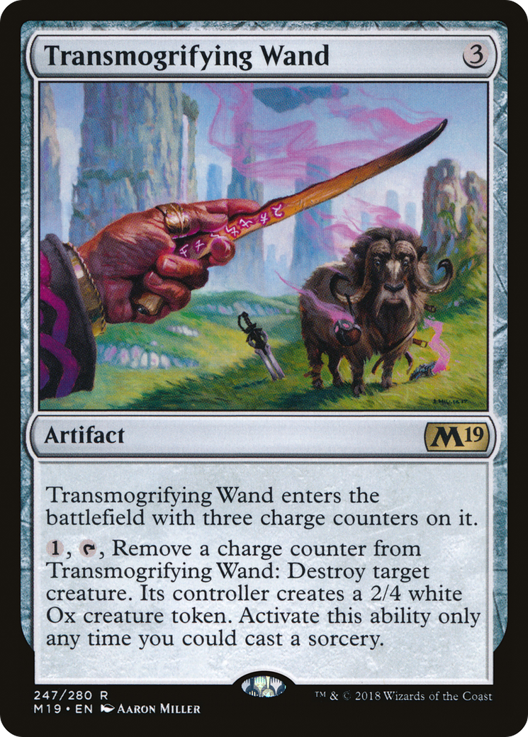 Transmogrifying Wand (M19-247) (Foil)