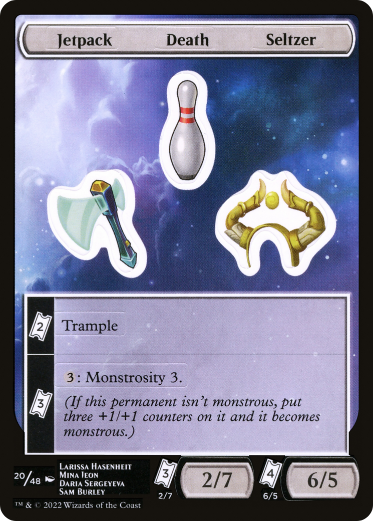 Jetpack Death Seltzer Sticker Sheet (UNF-020)