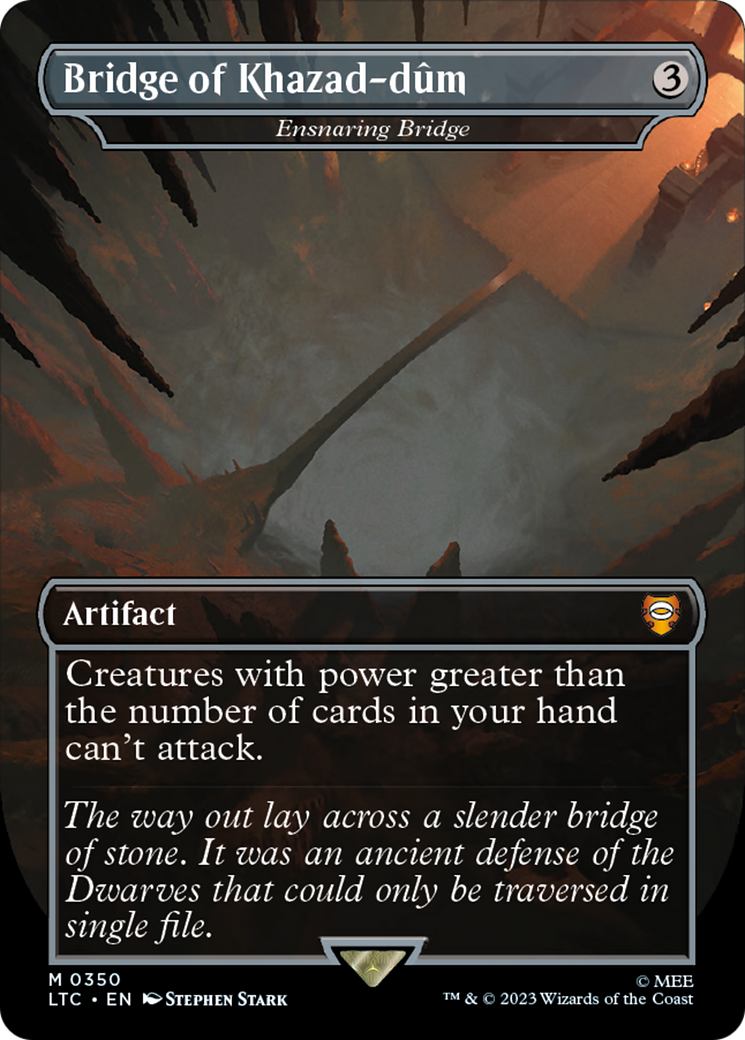 Bridge of Khazad-dûm / Ensnaring Bridge (LTC-350) (Borderless) (Foil)