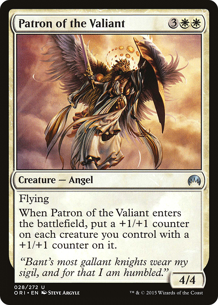 Patron of the Valiant (ORI-028) (Foil)