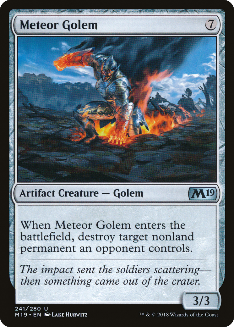 Meteor Golem (M19-241) (Foil)