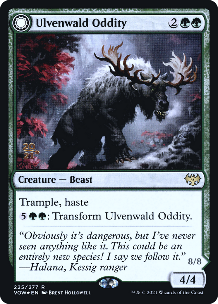 Ulvenwald Oddity // Ulvenwald Behemoth (PRE-225S) (Foil)