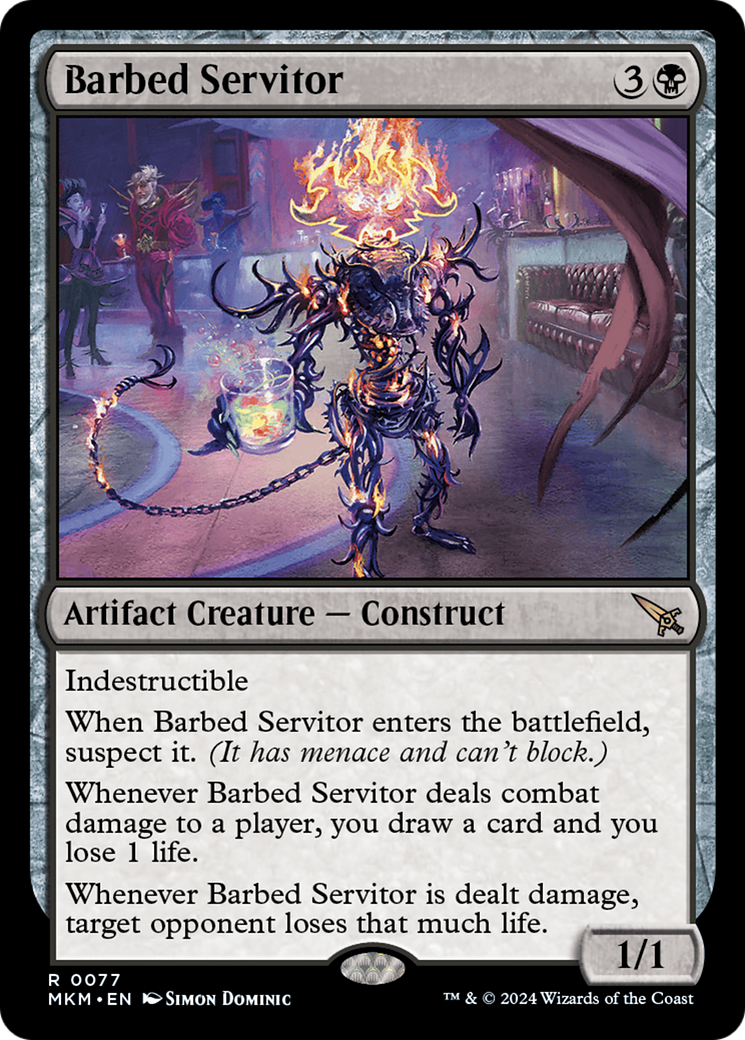 Barbed Servitor (MKM-077) (Foil)