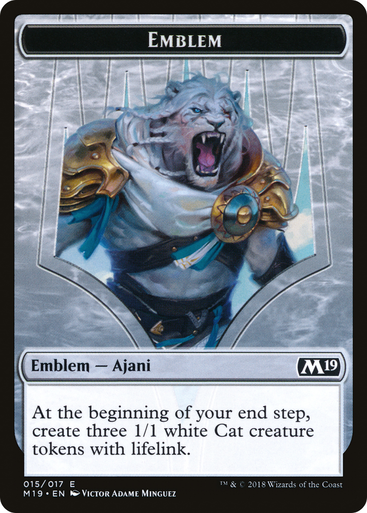 Ajani, Adversary of Tyrants Emblem (M19-015)