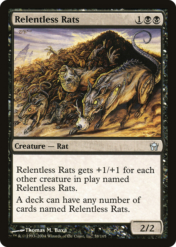 Relentless Rats (5DN-058) (Foil)