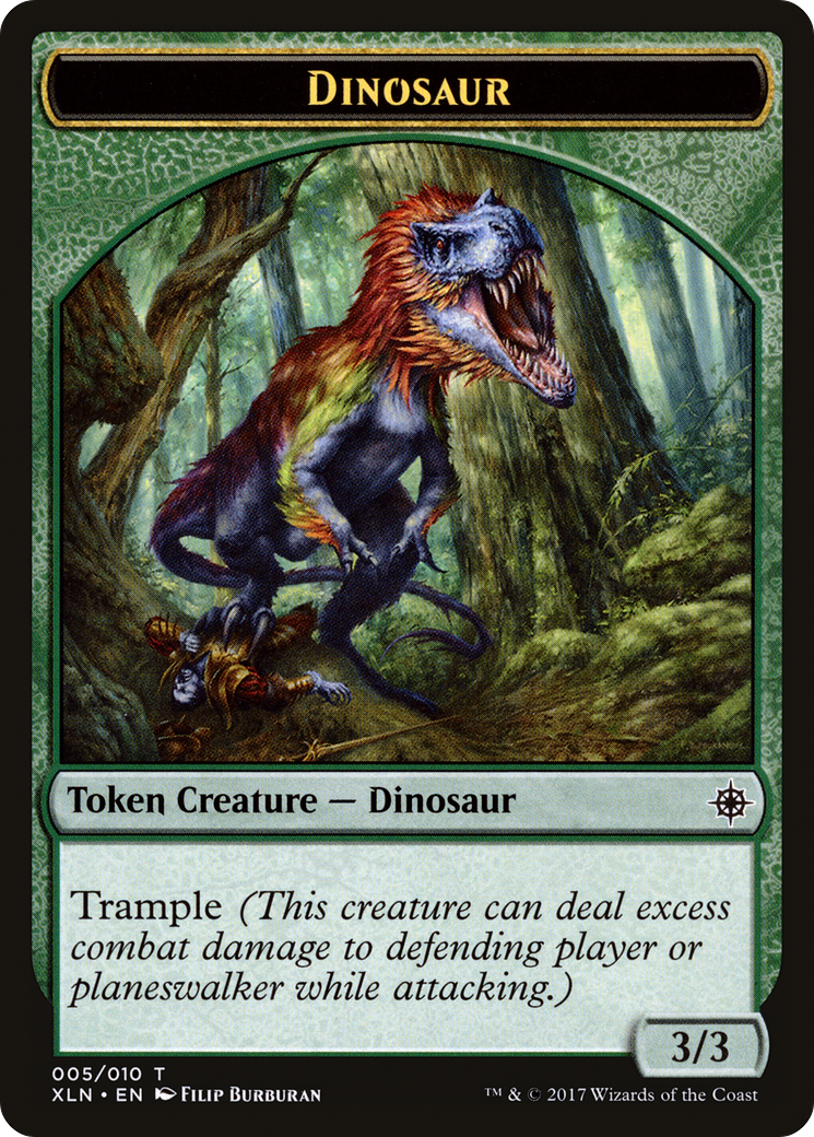 Dinosaur Token (XLN-005) (Foil)