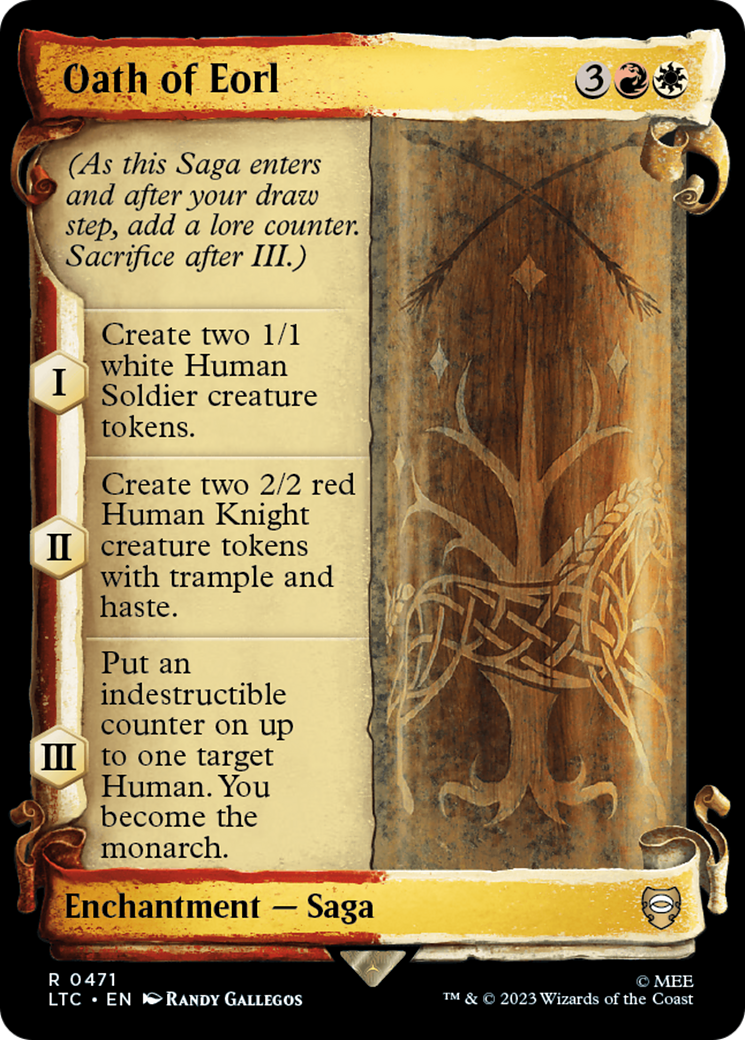 Oath of Eorl (LTC-471) (Showcase) (Scroll)