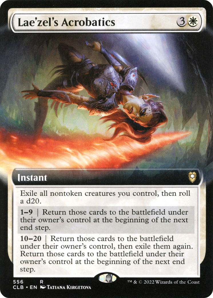 Lae'zel's Acrobatics (CLB-556) (Extended Art) (Foil)