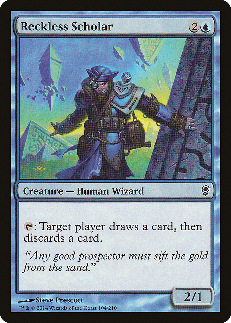 Reckless Scholar (CNS-104) (Foil)