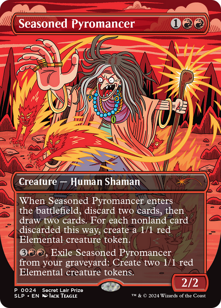 Seasoned Pyromancer (PTP-024) (Borderless)