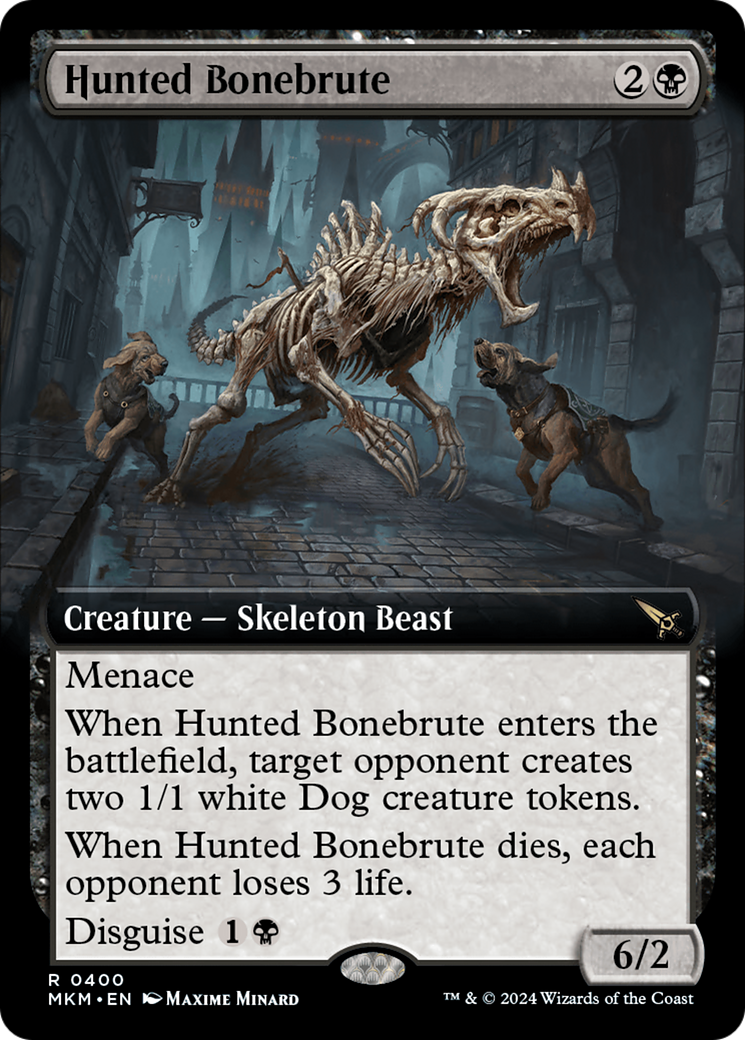 Hunted Bonebrute (MKM-400) (Extended Art)