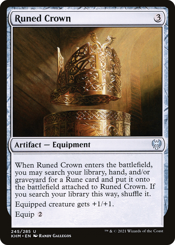 Runed Crown (KHM-245) (Foil)