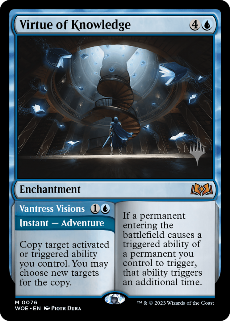 Virtue of Knowledge // Vantress Visions (PPWOE-76P) (Foil)