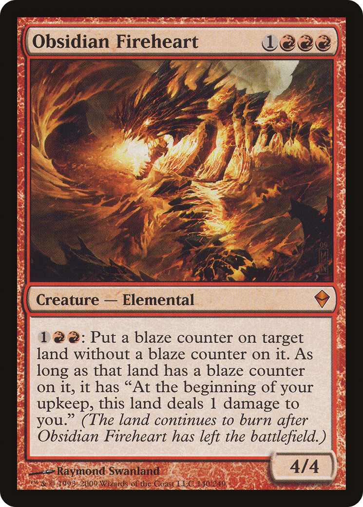 Obsidian Fireheart (ZEN-140) (Foil)