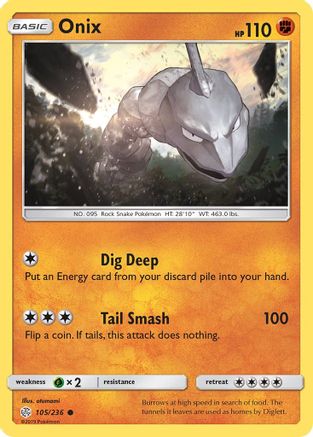 Onix (CEC-105) (Reverse Holofoil)