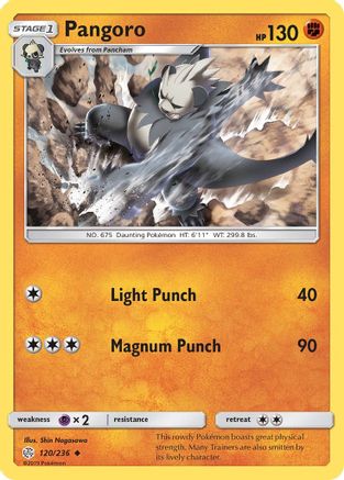 Pangoro (CEC-120) (Reverse Holofoil)