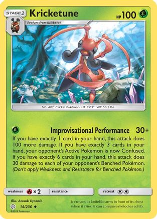 Kricketune (CEC-014) (Reverse Holofoil)