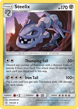 Steelix (CEC-139) (Reverse Holofoil)
