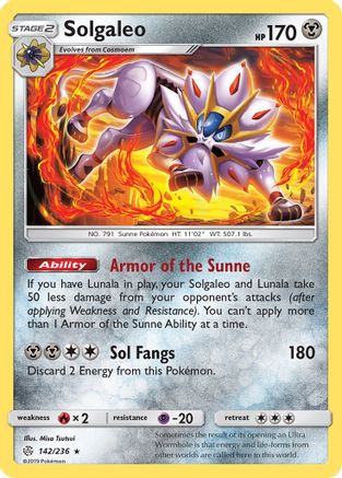 Solgaleo (CEC-142) (Reverse Holofoil)