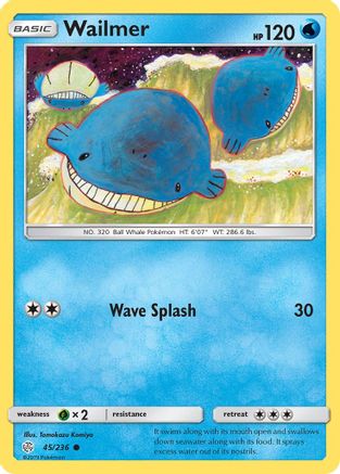 Wailmer (CEC-045) (Reverse Holofoil)