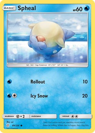 Spheal (CEC-049) (Reverse Holofoil)