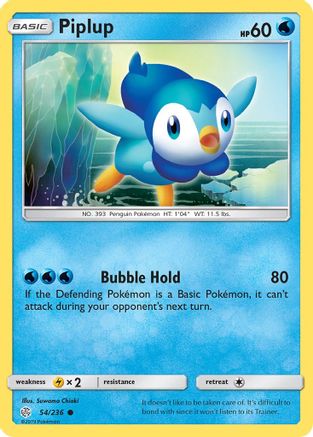 Piplup (CEC-054) (Reverse Holofoil)