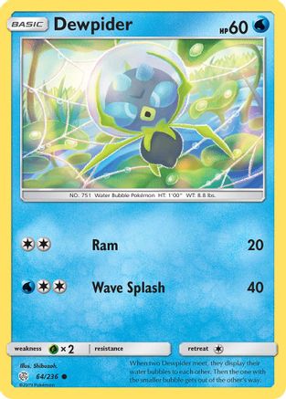 Dewpider (CEC-064) (Reverse Holofoil)