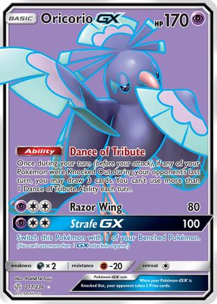 Oricorio GX (Full Art) (CEC-217) (Holofoil)