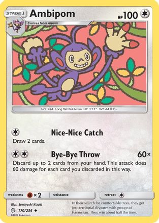 Ambipom (CEC-170) (Reverse Holofoil)